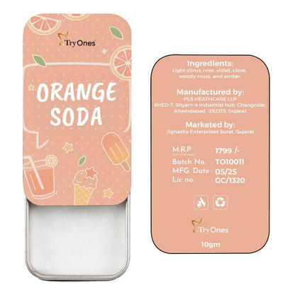 Orange Soda Solid Perfume 20 gm Pack of 2