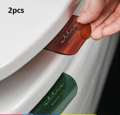 Toilet Seat Lifter- Plastic Toilet Seat Lifter Avoid Touching Toilet Lid(Pack of 2,Assorted Colors)