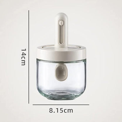 Air Tight Jar with Stand Spoon