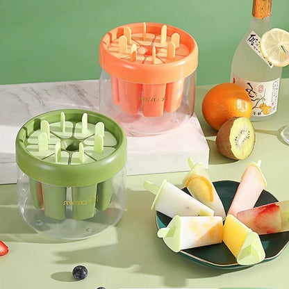 Reusable DIY 8 Pieces Ice Pop Mould - JSM