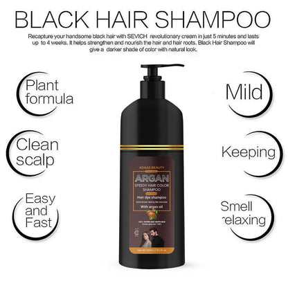 Argan Speedy Hair Color Shampoo 300ml Pack of 1 - JSM